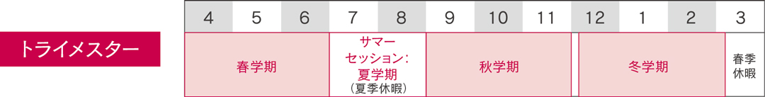 授業開講スケジュール